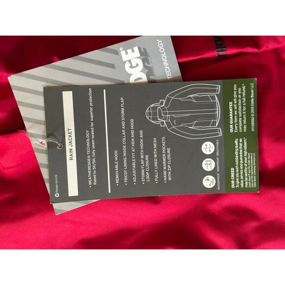 Eddie Bauer weatheredge rain jacket NWT - Picture 4 of 6